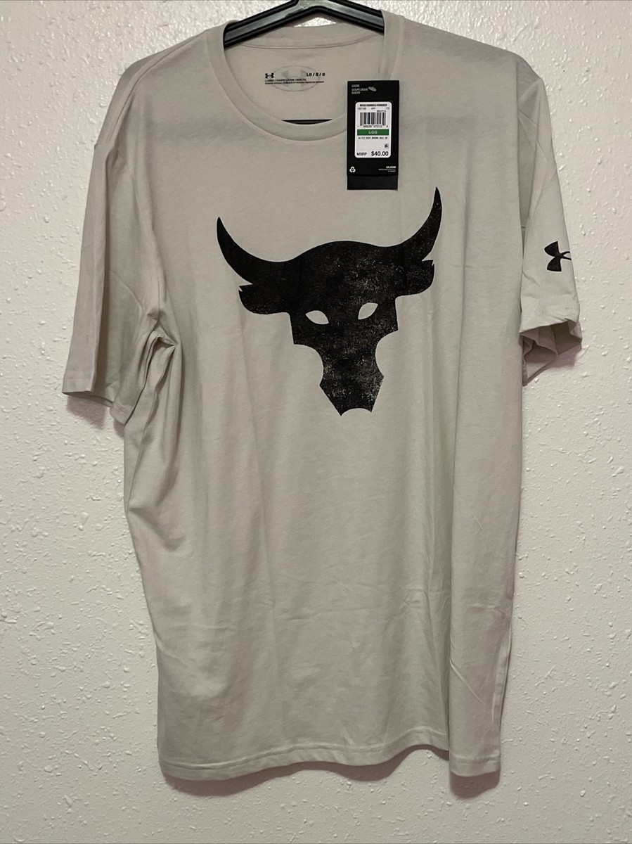 【UA ｘ Project Rock】Men's Project Rock Brahma Bull T-Shirt Project Rock Under Armour The Rock Mens Brahma Bull Shirt