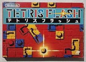 Tetris Flash - 1993 Famicom Complete in Box CIB NES Nintendo Puzzle Game NSTC-J