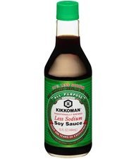 Kikkoman Less Sodium Soy Sauce, 15 oz
