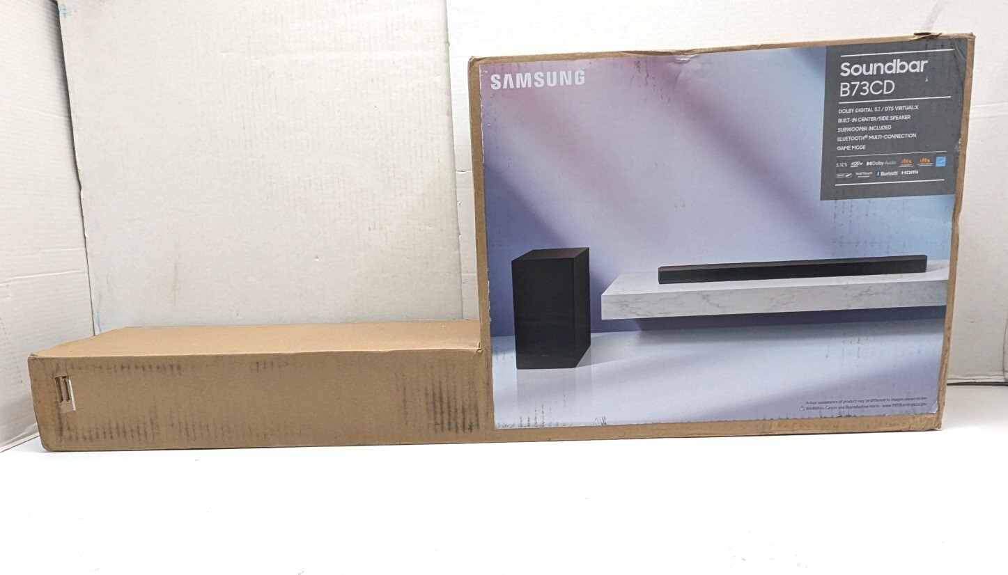 Samsung HW-B73CD 5.1 Channel B-Series Soundbar w/Wireless Subwoofer