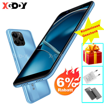 XGODY Android Smartphone 16GB Entsperrte 2SIM 3G Günstige Handy GPS 2025 Face ID