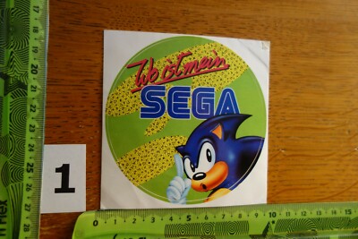 Alter Aufkleber Computer VideoSpiele PC Kellogg's SEGA (J)