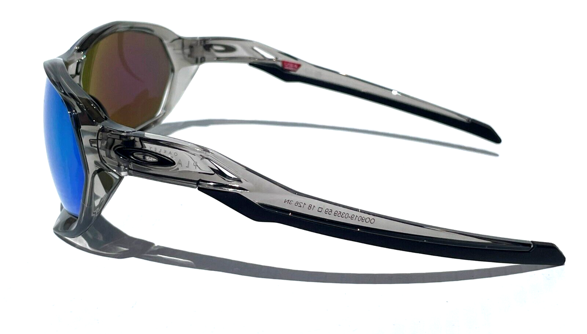 NEW Oakley PLAZMA Grey Smoke w POLARIZED Galaxy Jade Mirror NEW Oakley PLAZMA Grey Smoke w POLARIZED Galaxy Jade Mirror