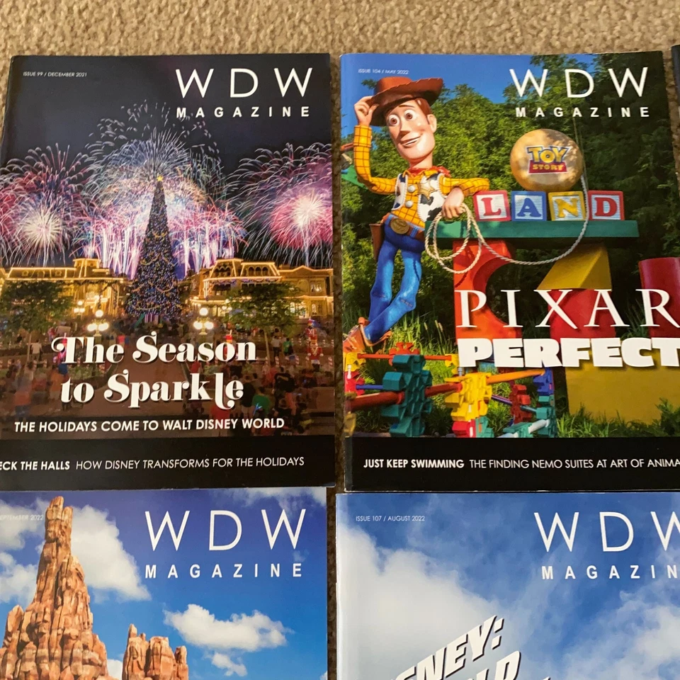 Lot of 10 WDW Magazines 2021, 2022 + Life Inside Disney Parks Magazine - Image 2 of 4