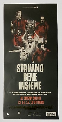 Stavamo bene insieme 2022 Locandina Orig.Movie Poster Milan Calcio