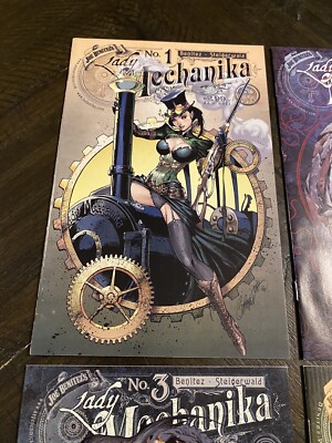 Lady Mechanika 1-5 Near Complete Lot Set 1 JSC Campbell 2 3 5