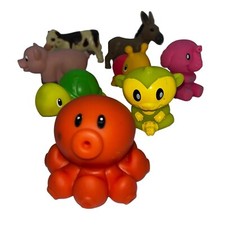 Colorful Animal Bath Toys Set