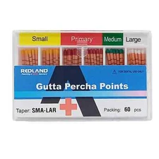 REDLAND MM marked Gutta Percha Points 60/Pk (FITS DENTSPLY WaveOne Gold files)