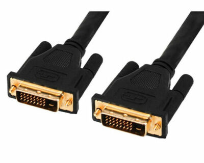 5m DVI Kabel Dual Link 2 Stecker Monitorkabel Screen Bildschirm NEU
