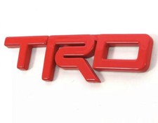 Trd Red Logo Emblems For Toyota Hilux Revo Fortuner Vigo Altis Yaris
