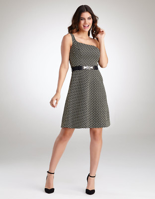 Pepperberry Kleid - Roxy Dress - Ein Schulter Gold Abend - NEU - UK 16 EU 44
