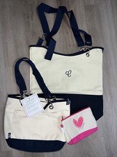 NEW Thirty One 31 Canvas Crew Carry All  Mini Thermal Navy W Extra