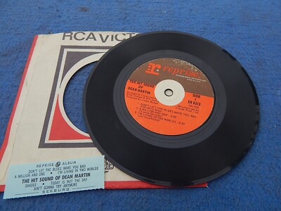 7 inch jukebox 33 rpm mini LP: DEAN MARTIN - THE HIT SOUND OF DEAN ...