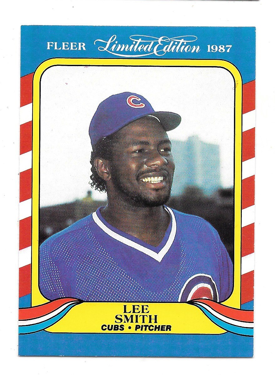 Lee Smith #39 Baseball Cards 1987 Fleer Limited Edition trading card — raw and PSA graded price guide