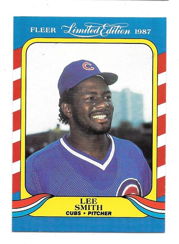 Lee Smith #39 1987 Fleer Limited Edition card