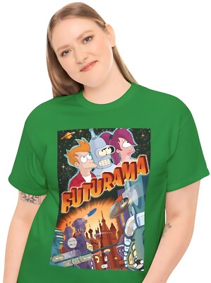 Futurama TV Series (1999) T-Shirt Sci-Fi Fantasy Animation Future