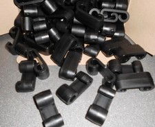 20 X Expanderseil Doppelhaken Schwarz 5 bis 10mm Seil Expander Planenseil Haken