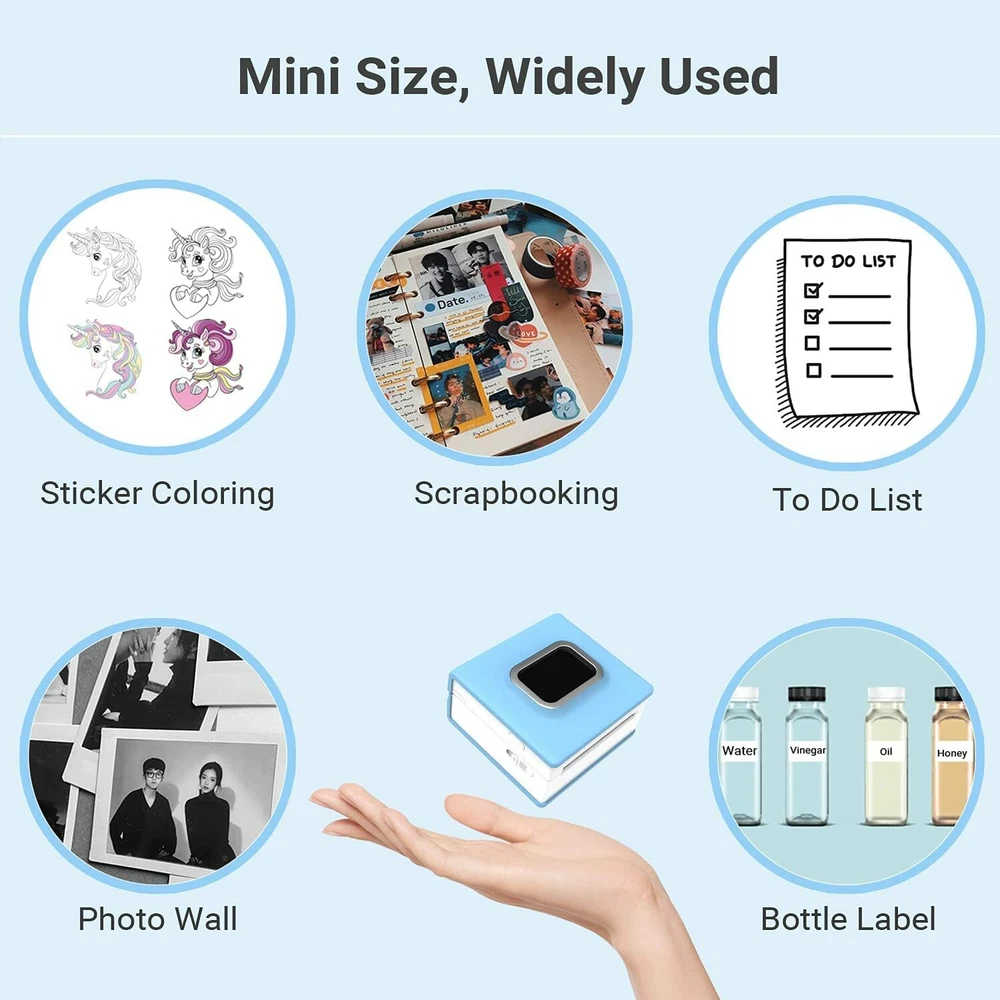 Phomemo M02D Bluetooth Thermal Printer for Photos and Labels
