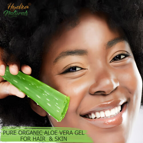 Hydra Naturals Hydro Active 99% Aloe Vera Gel Moisturiser For Dry Skin Hair 500m - Picture 6 of 11