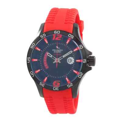NWT Strumento Marino Hurricane 3 Hands Bracelet Quartz Black Dial Men\'s Watch Strumento Marino Hurricane 3 Hands Silicon Quartz Black Dial  main image 4