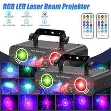 Proiettore laser RGB Beam luce di scena DMX effetto luce DJ LED luce festa discoteca spettacolo