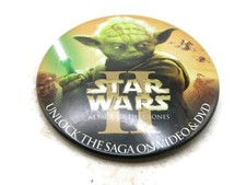 Star Wars II Attack Of The Clones DVD Video Movie Promo Button