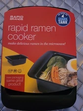 Rapid Ramen Cooker - Microwave Ramen in 3 Minutes - BPA Free and Dishwasher Safe