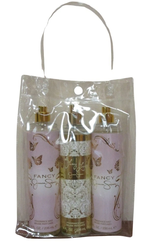 Jessica Simpson Body Mist Spray Fancy, Fancy Love Gift Bag Set de 3 8 oz cada uno Foto 2 de 3