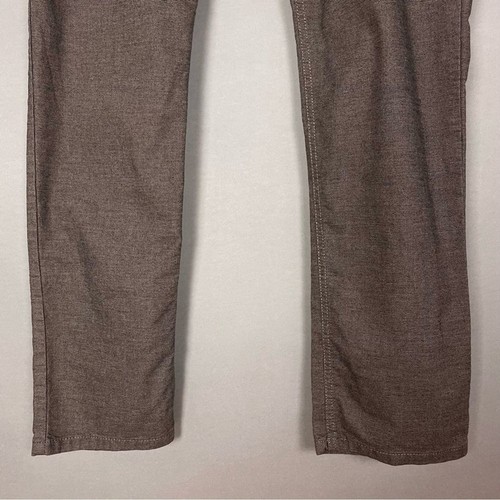 Pantaloni Brax Cooper fantasia regular marrone testurizzato woo look uomo 35/34 pantaloni ufficio - Foto 6 di 11
