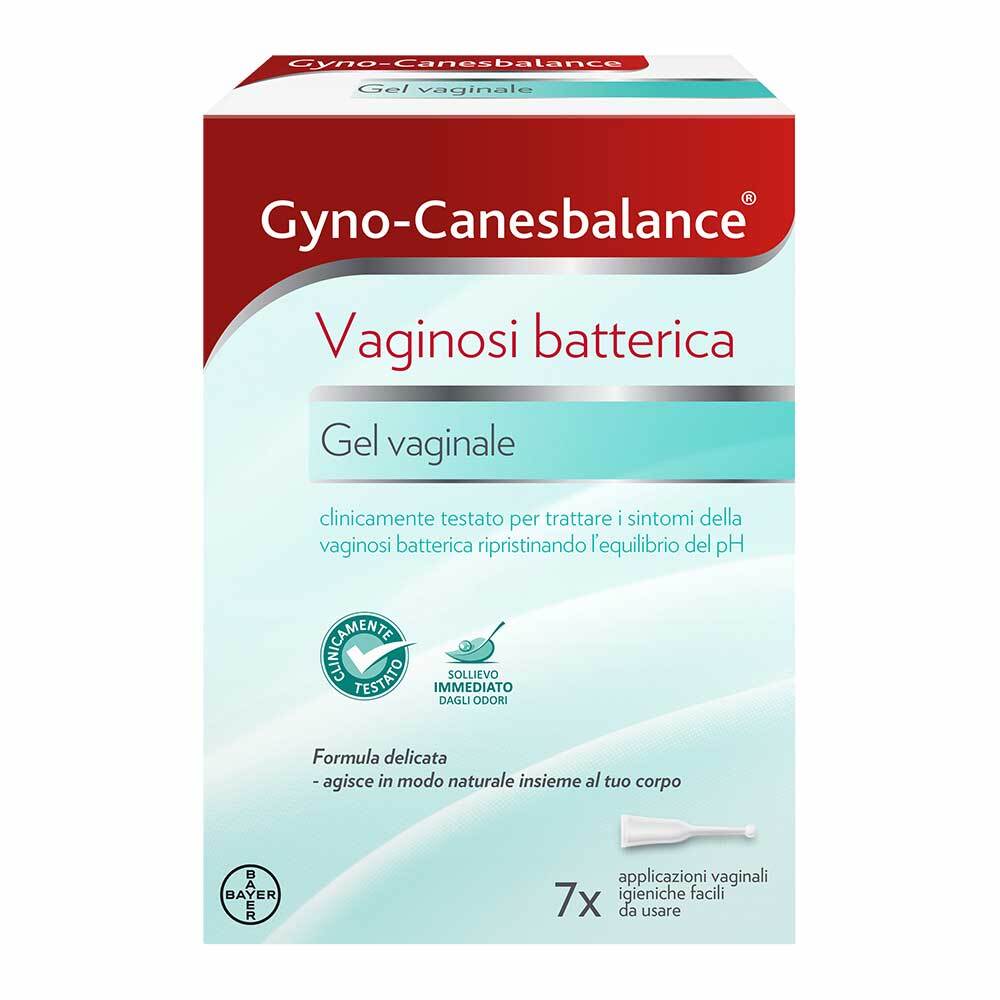 Gyno-Canesbalance Gel Vaginale per Vaginosi Batterica e Infezioni, 7 Flaconcini