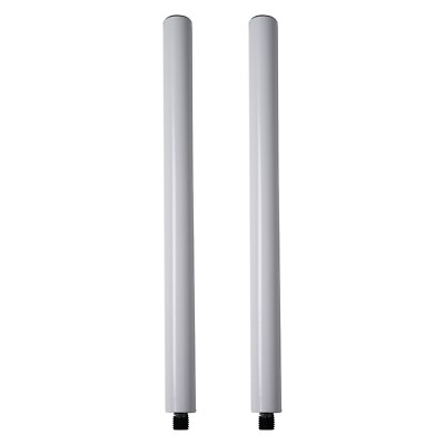 #ad Sound Town Subwoofer Speaker Extender Poles M20 Threading White STSD M20W PAIR $26.34