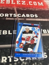 2022-23 SP Authentic Future Watch Limited Blue /399 Reilly Walsh #126 Rookie RC