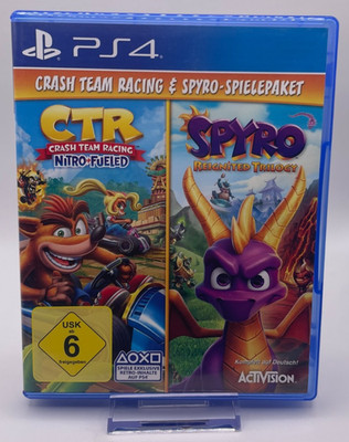 Crash Team Racing & Spyro-Spielepaket | PlayStation 4 | PS 4 | Guter Zustand