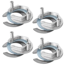 4Sets Durable Stainless Steel Faucet Lock Nuts for Bathroom Kitchen Sink Repair