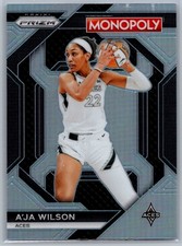 2024 Panini Prizm Monopoly WNBA A'JA WILSON Silver Prizm #WNBA3 Aces