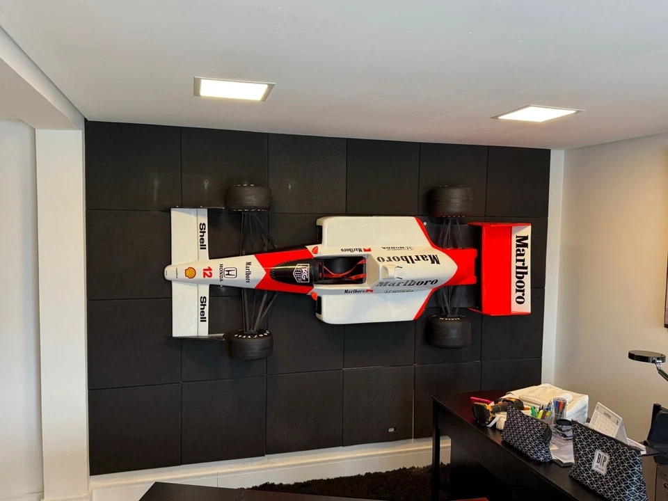 McLaren MP4/4 Ayrton SENNA 1988 Scale 1:2 New (Located In Brazil) F1 Sculpture - Image 2 of 4