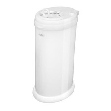 Steel Diaper Pail, Odor Locking, No Special Bag Required, Award-Winning, White