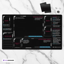 Gundam Card Game Playmat for Beginners - 24"x14" Learning Card Mat Zones GCG