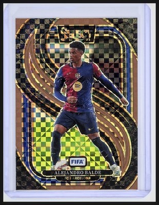 2024-25 Panini Select FIFA #106 Alejandro Balde Bronze Checkerboard /75