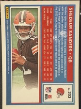 2025 Panini Donruss Optic Shedeur Sanders Rated Rookie #203 Cleveland Browns 