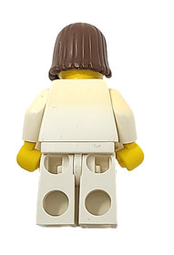 Vtg Lego Minifigure Trn006 Train Passenger Gold Necklace Metroliner 4558 10001