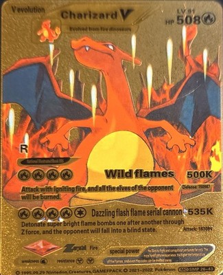 Fan art Charizard V SMP 26-43 Gold Foil *Read full description* | eBay