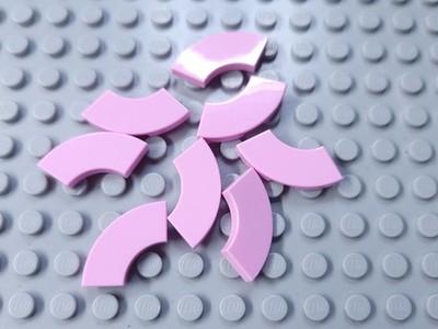 New LEGO Lot of 8 Bright Pink 2x2 Round Macaroni Tile Pieces