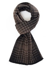 Mens Winter Warm Scarf Premium Cashmere Feel, Luxuriously Soft Long Plaid Pat...