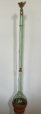   Vtg 1971 Chianti Italian Green Glass 47  Wi...