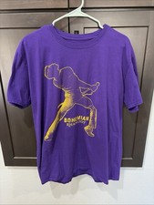 Bohemian Rhapsody Freddie Mercury Queen Purple Graphic T-Shirt XL Movie Band Tee