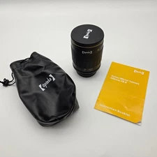 Opteka 500mm F/8 Telephoto Manual Focus Mirror Lens #41937, Instruction & Bag