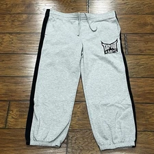Vintage Tapout Sweatpants Men's XL 36x25 MMA Gym Training Baggy Y2K Cropped READ