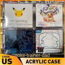 POKEMON ETB DISPLAY MAGNETIC CASE PROTECTOR ELITE TRAINER BOX -FAST SHIPPING