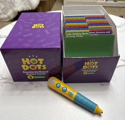 Hot Dots Standards Based Review Cards 4th Grade Science Box Set Homeschool